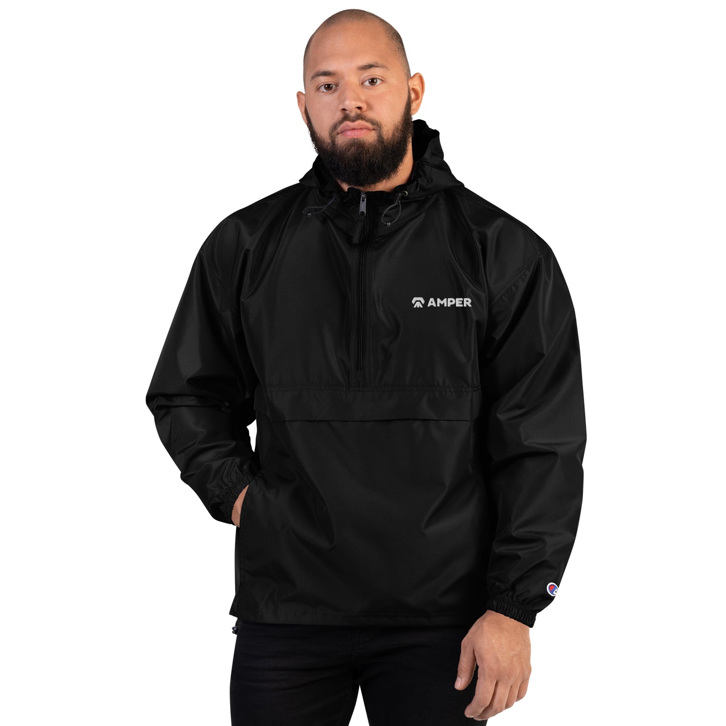 Amper Embroidered Champion Packable Jacket